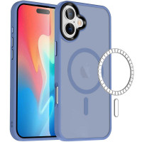 TPU+PC чехол Metal Buttons with MagSafe Colorful для Apple iPhone 16 Plus (6.7")