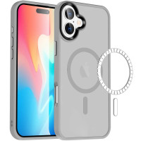 TPU+PC чехол Metal Buttons with MagSafe Colorful для Apple iPhone 16 Plus (6.7")