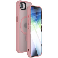 TPU+PC чехол Metal Buttons with MagSafe Colorful для Apple iPhone 16e (6.1")