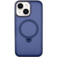 TPU+PC чехол Metal Buttons with MagSafe Colorful HQ Ring для Apple iPhone 14 / 13 (6.1")
