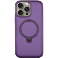 TPU+PC чехол Metal Buttons with MagSafe Colorful HQ Ring для Apple iPhone 14 Pro (6.1")