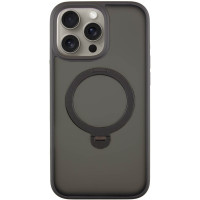 TPU+PC чохол Metal Buttons with MagSafe Colorful HQ Ring для Apple iPhone 15 Pro Max (6.7")