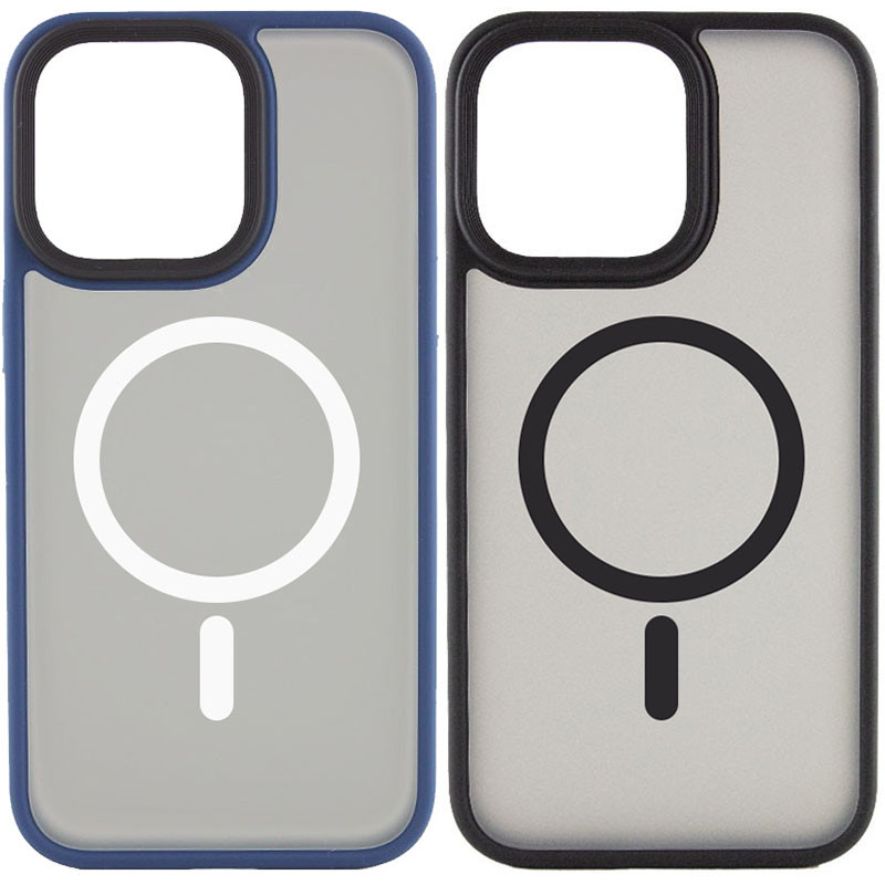 

TPU+PC чехол Metal Buttons with MagSafe для Apple iPhone 12 Pro / 12 (6.1") (211236)