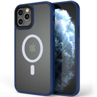 TPU+PC чехол Metal Buttons with MagSafe для Apple iPhone 12 Pro Max (6.7")