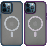 TPU+PC чехол Metal Buttons with MagSafe для Apple iPhone 14 Pro Max (6.7")