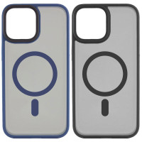 TPU+PC чехол Metal Buttons with MagSafe для Apple iPhone 15 (6.1")