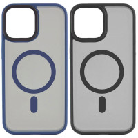 TPU+PC чехол Metal Buttons with MagSafe для Apple iPhone 15 Plus (6.7")