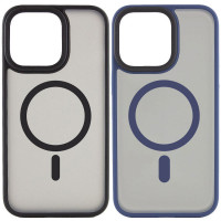 TPU+PC чехол Metal Buttons with MagSafe для Apple iPhone 15 Pro Max (6.7")