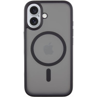 TPU+PC чехол Metal Buttons with MagSafe для Apple iPhone 16 (6.1")