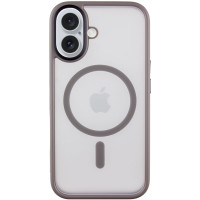TPU+PC чехол Metal Buttons with MagSafe для Apple iPhone 16 (6.1")
