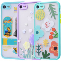 TPU+PC чехол Picture Color Buttons для Apple iPhone 7 (4.7'')