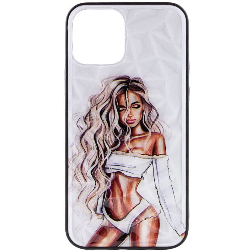 

TPU+PC чохол Prisma Ladies для Apple iPhone 12 (White)