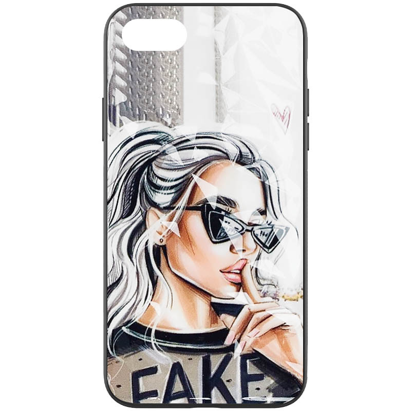 

TPU+PC чехол Prisma Ladies для Apple iPhone 7 / 8 / SE (2020) (4.7") Fake (160815)