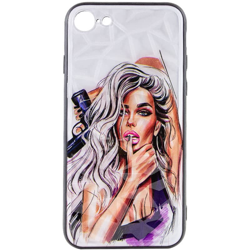 

TPU+PC чохол Prisma Ladies для Apple iPhone 7 / 8 (4.7'') (Purple)