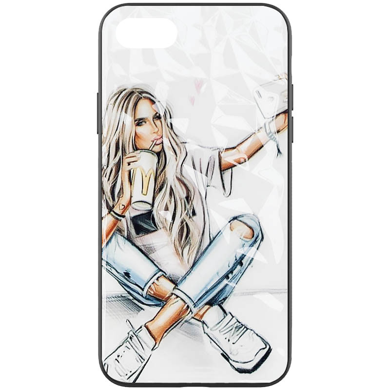 

TPU+PC чехол Prisma Ladies для Apple iPhone 7 (4.7'') Selfie (160820)