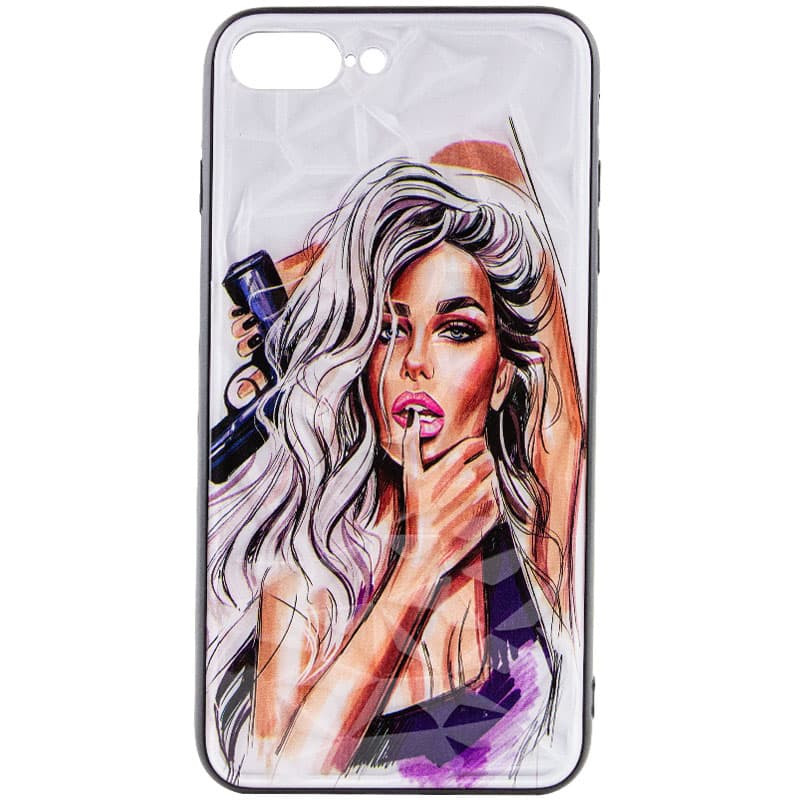 

TPU+PC чохол Prisma Ladies для Apple iPhone 8 plus (5.5'') (Purple)