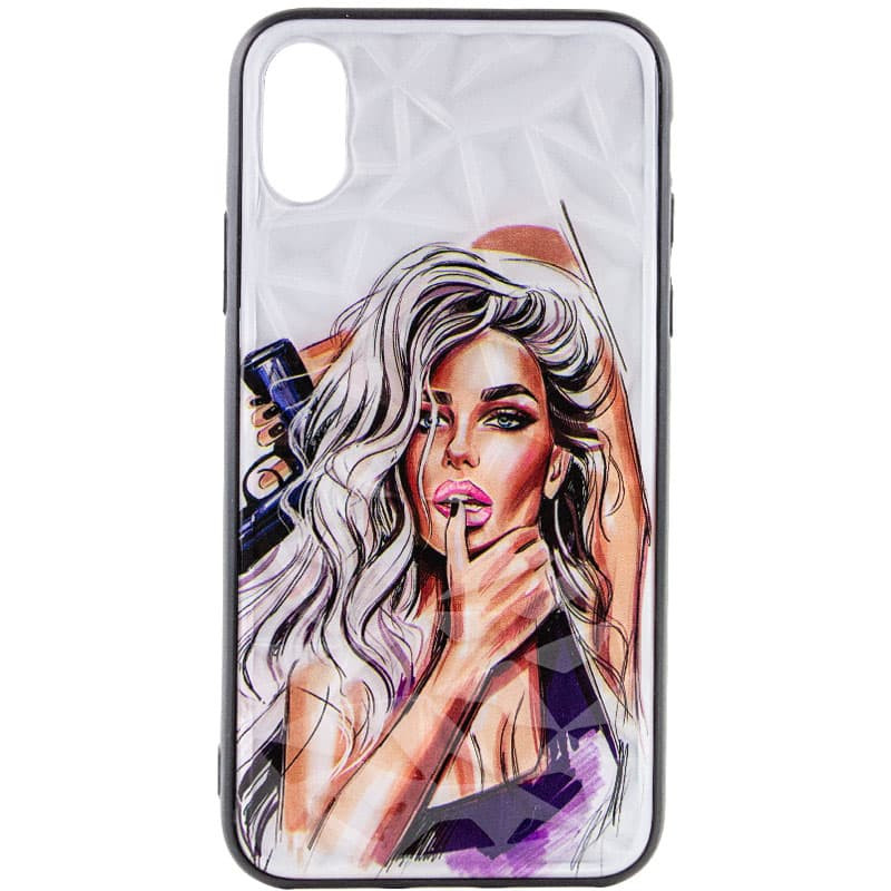 

TPU+PC чохол Prisma Ladies для Apple iPhone XS (5.8") (Purple)