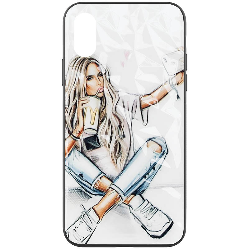 

TPU+PC чехол Prisma Ladies для Apple iPhone X / XS (5.8") Selfie (160850)