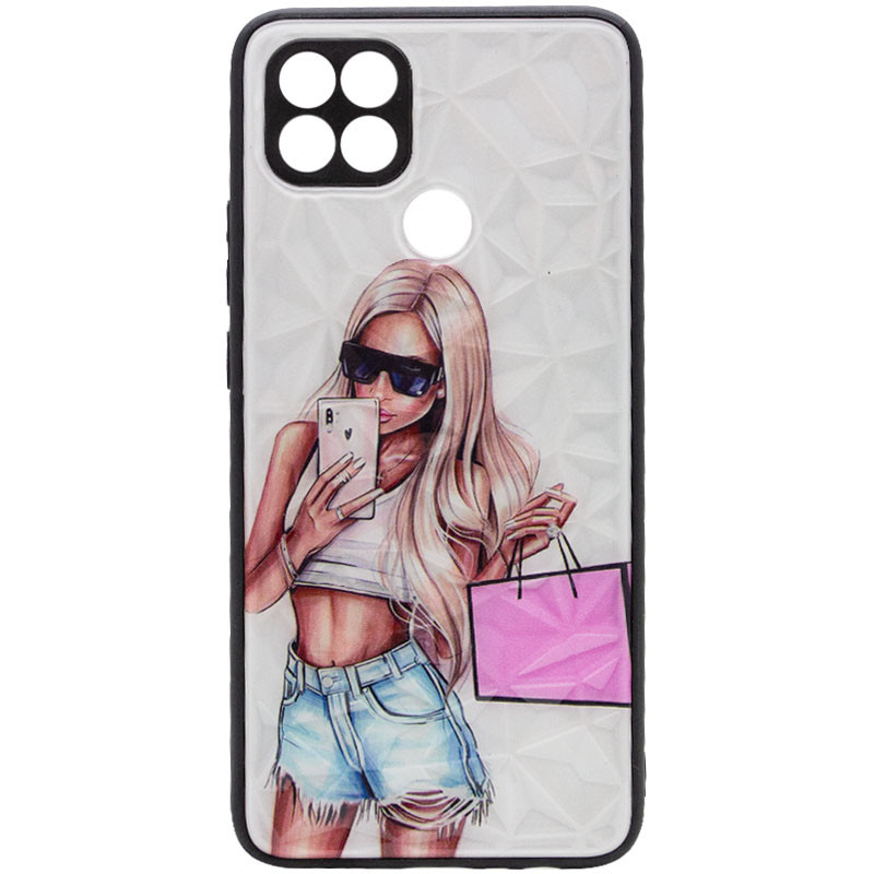 

TPU+PC чехол Prisma Ladies для Oppo A15s / A15 Handbag (182140)