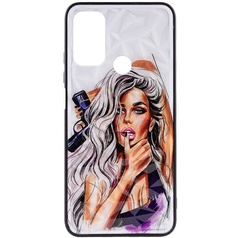 

TPU+PC чохол Prisma Ladies для Oppo A32 (Purple)