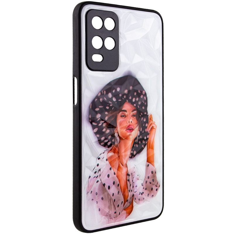 

TPU+PC чехол Prisma Ladies для Oppo A54 4G Girl in a hat (219385)