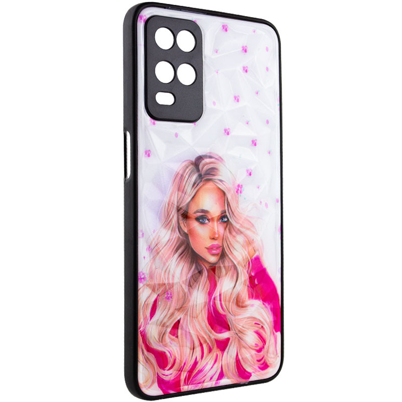 

TPU+PC чехол Prisma Ladies для Oppo A54 4G Pink (205250)