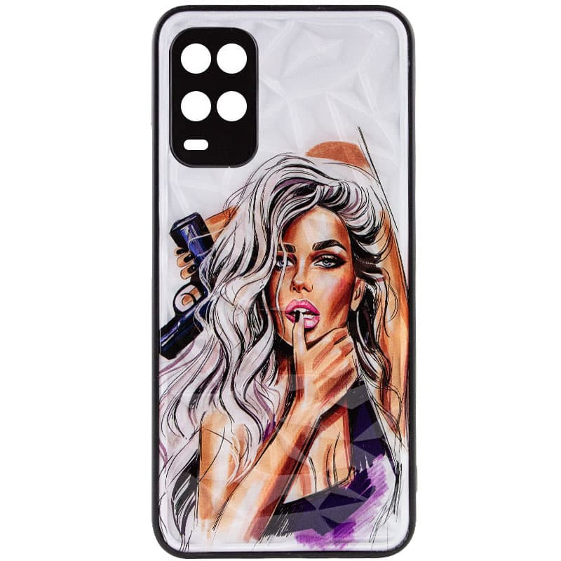 

TPU+PC чехол Prisma Ladies для Oppo A54 4G Purple (205251)
