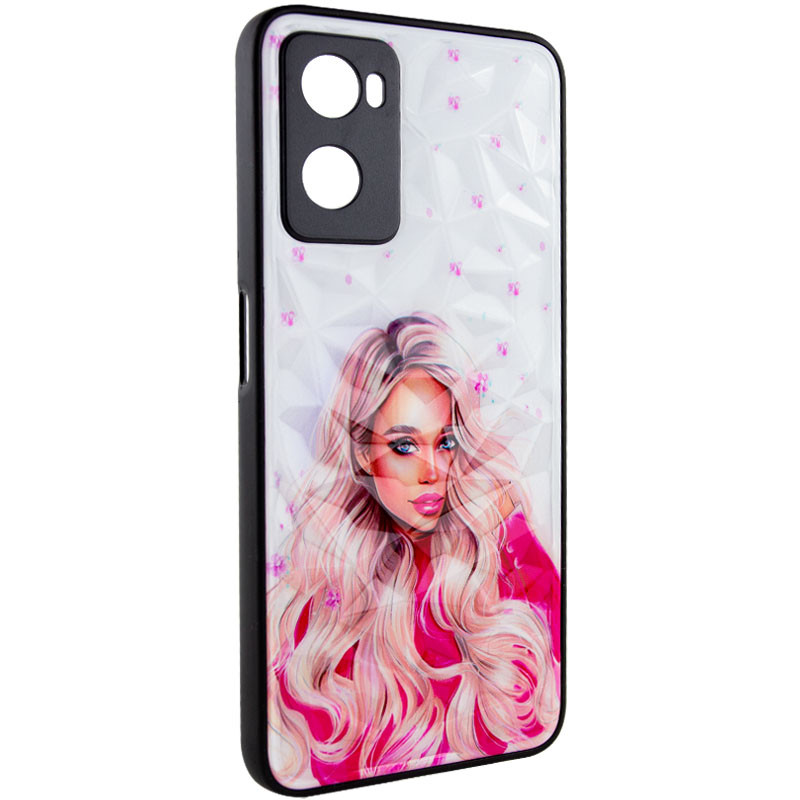 

TPU+PC чехол Prisma Ladies для Oppo A57s / A77s Pink (245598)