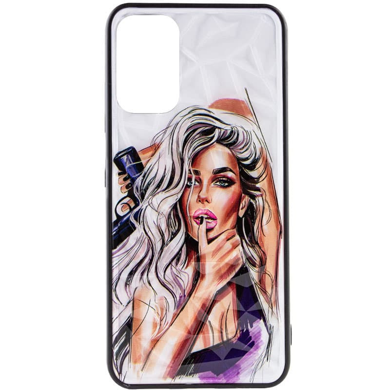 

TPU+PC чохол Prisma Ladies для Oppo A74 4G (Purple)