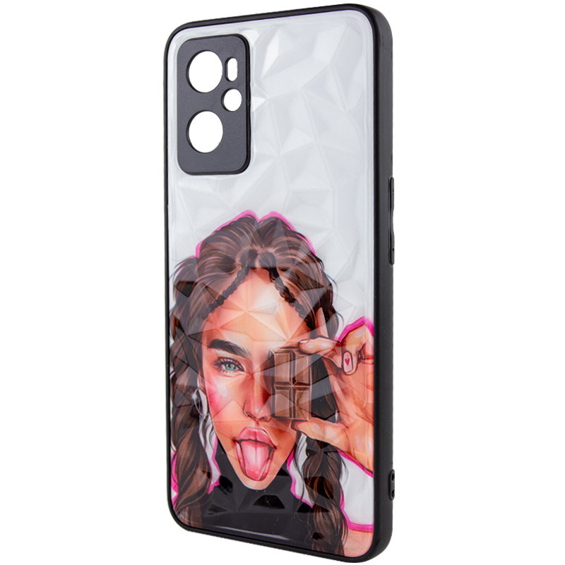 

TPU+PC чохол Prisma Ladies для Oppo A96 (Chocolate)