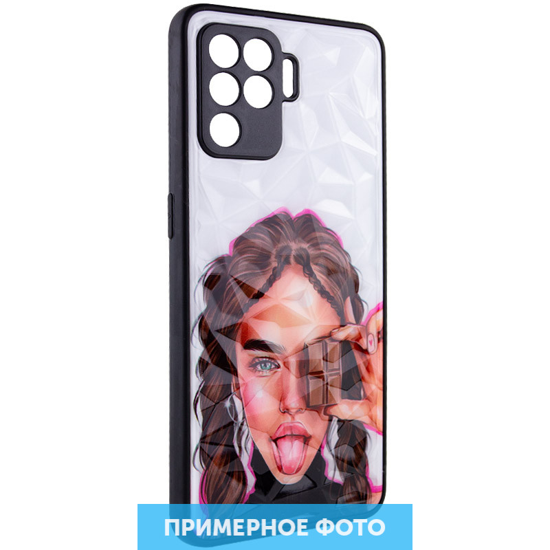 

TPU+PC чехол Prisma Ladies для Oppo Reno 5 Lite Chocolate (245622)