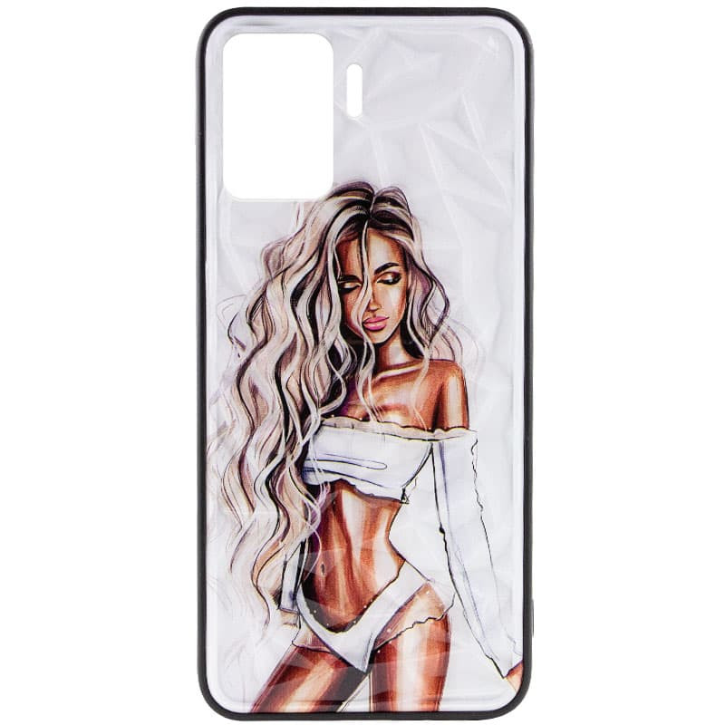 

TPU+PC чохол Prisma Ladies для Oppo Reno 5 Lite (White)