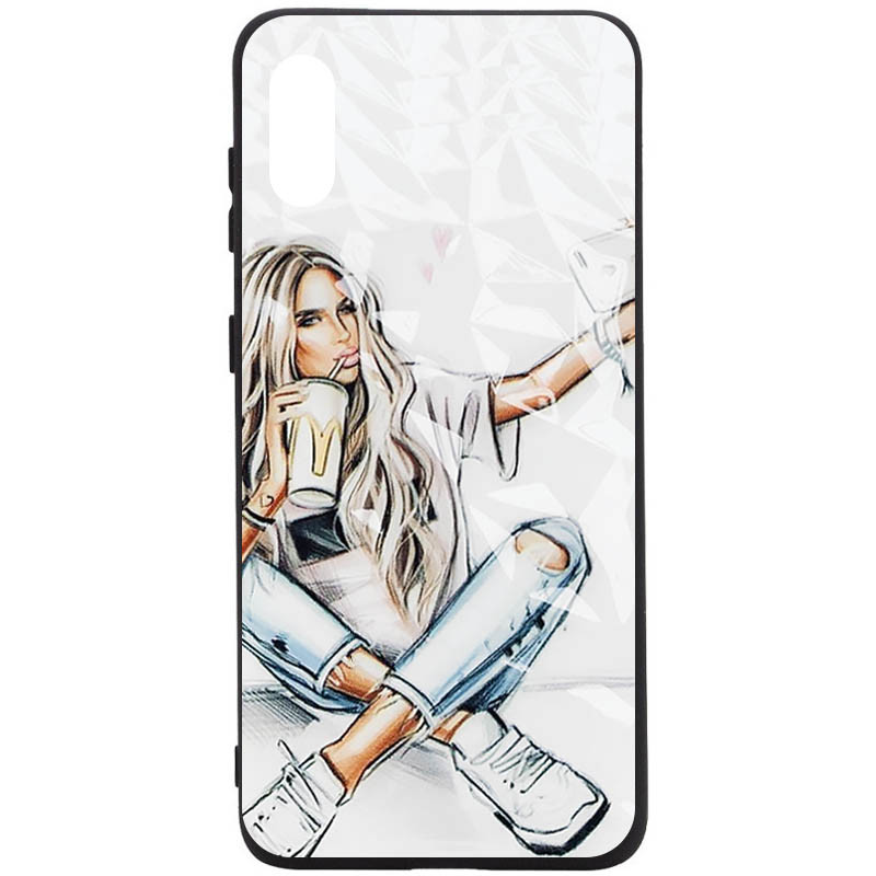 

TPU+PC чохол Prisma Ladies для Samsung Galaxy A02 (Selfie)