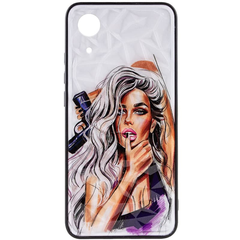 

TPU+PC чехол Prisma Ladies для Samsung Galaxy A03 Core Purple (208183)