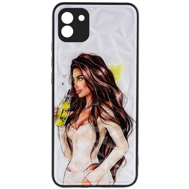 

TPU+PC чехол Prisma Ladies для Samsung Galaxy A03 Yellow (208983)