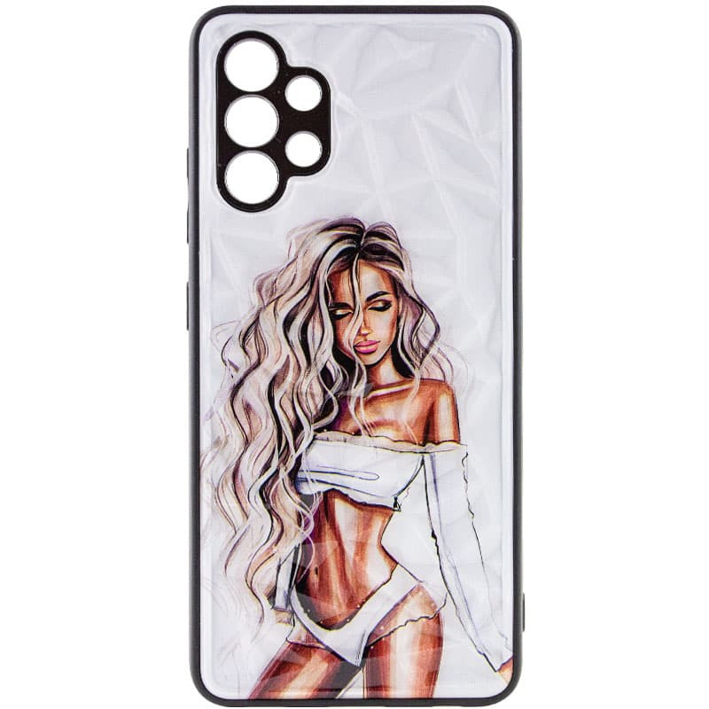 

TPU+PC чехол Prisma Ladies для Samsung Galaxy A32 4G White (194659)