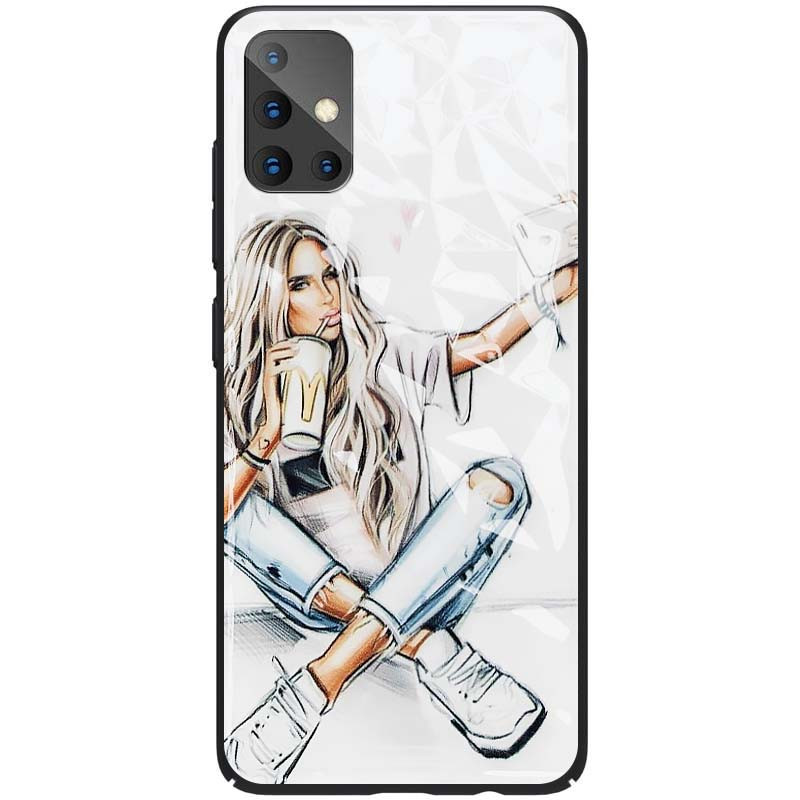 

TPU+PC чехол Prisma Ladies для Samsung Galaxy A51 Selfie (160775)