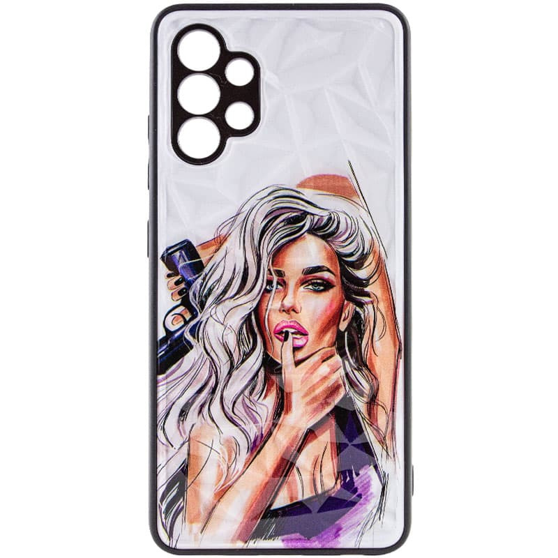 

TPU+PC чехол Prisma Ladies для Samsung Galaxy A53 5G Purple (214390)