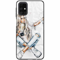 TPU+PC чохол Prisma Ladies для Samsung Galaxy M31s