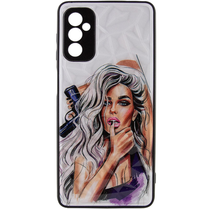 

TPU+PC чехол Prisma Ladies для Samsung Galaxy M52 Purple (210343)
