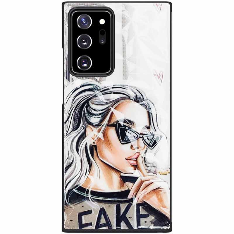 

TPU+PC чехол Prisma Ladies для Samsung Galaxy Note 20 Ultra Fake (150148)