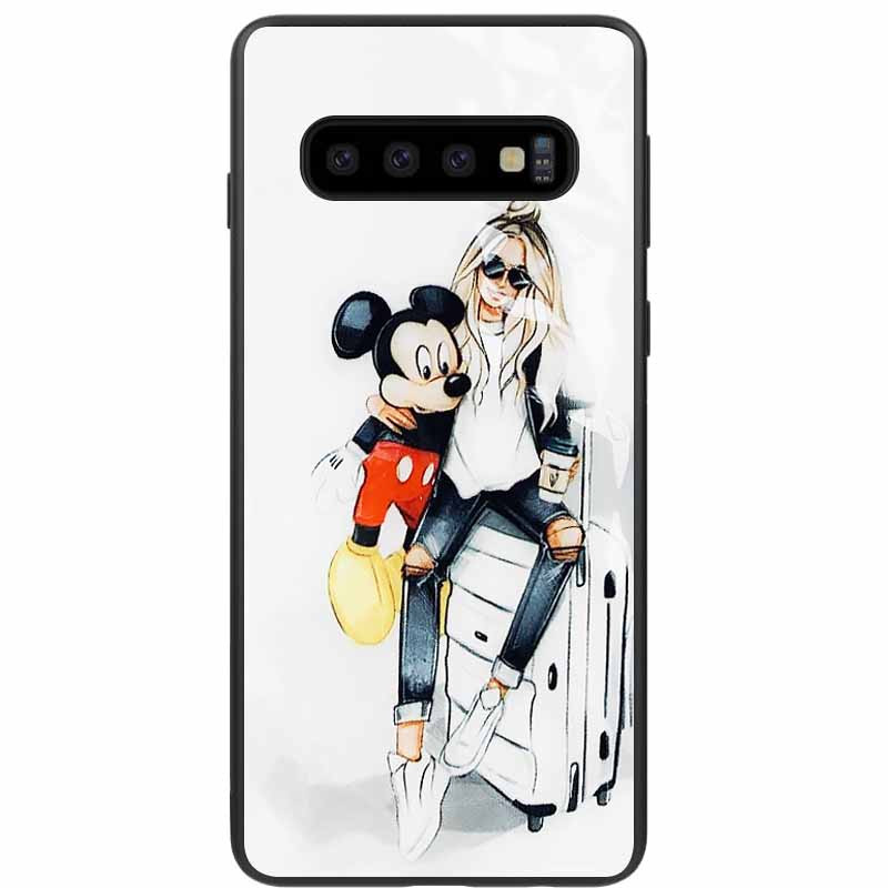 

TPU+PC чехол Prisma Ladies для Samsung Galaxy S10 Mickey (150156)