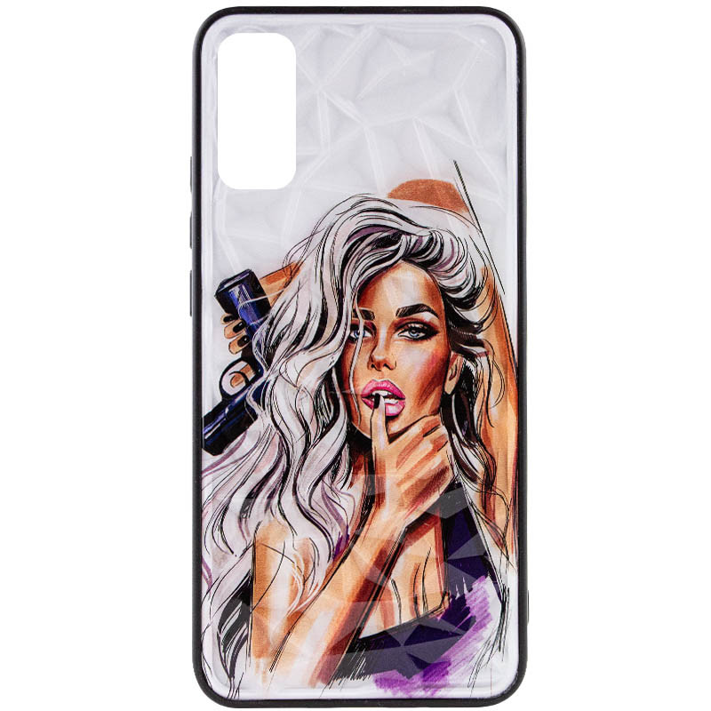 

TPU+PC чехол Prisma Ladies для Samsung Galaxy S20 Purple (201555)