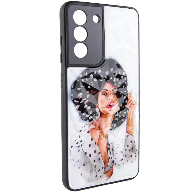 

TPU+PC чехол Prisma Ladies для Samsung Galaxy S21 FE Girl in a hat (219454)