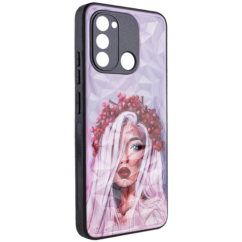 

TPU+PC чехол Prisma Ladies для TECNO Spark 8C Ukrainian Girl (255439)