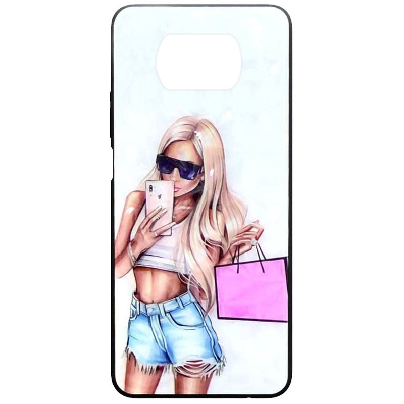 

TPU+PC чохол Prisma Ladies для Xiaomi Poco X3 Pro (Handbag)