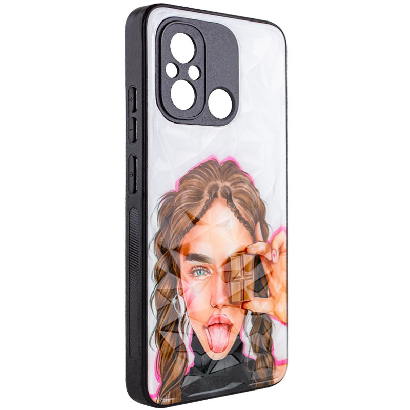 

TPU+PC чохол Prisma Ladies для Xiaomi Poco C55 (Chocolate)