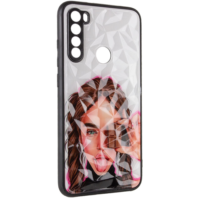 

TPU+PC чехол Prisma Ladies для Xiaomi Redmi Note 8 / Note 8 2021 Chocolate (245742)