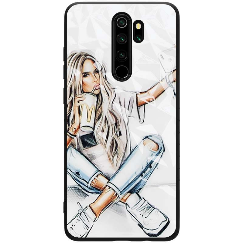 

TPU+PC чехол Prisma Ladies для Xiaomi Redmi Note 8 Pro Selfie (160786)