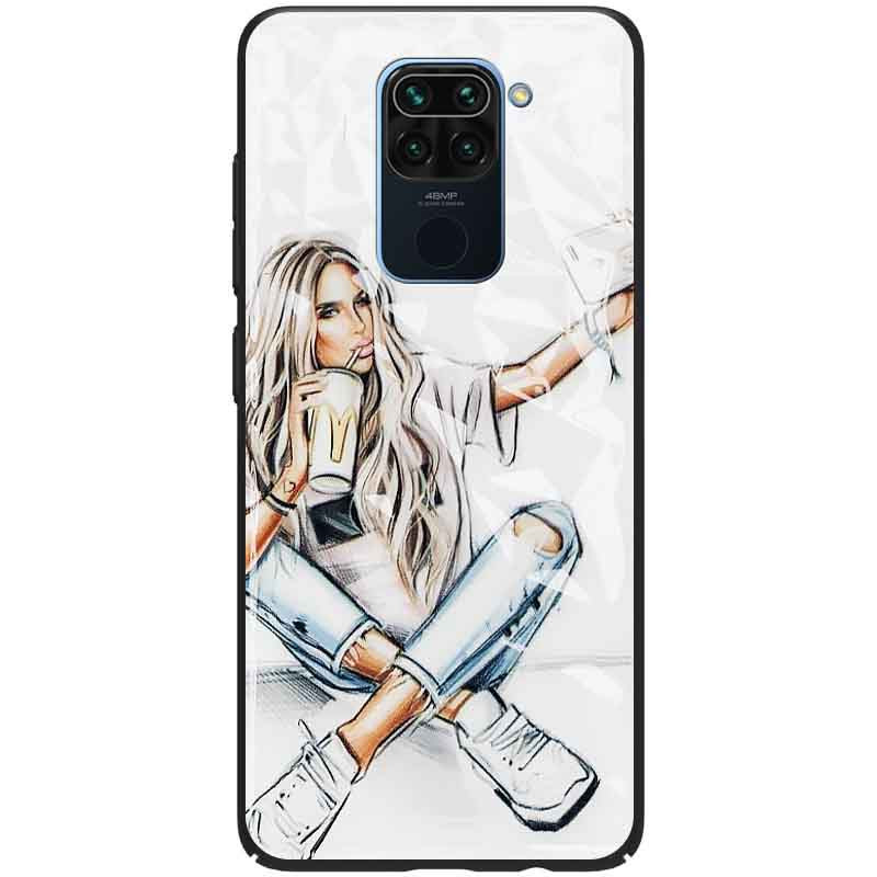 

TPU+PC чехол Prisma Ladies для Xiaomi Redmi Note 9 / Redmi 10X Selfie (154715)